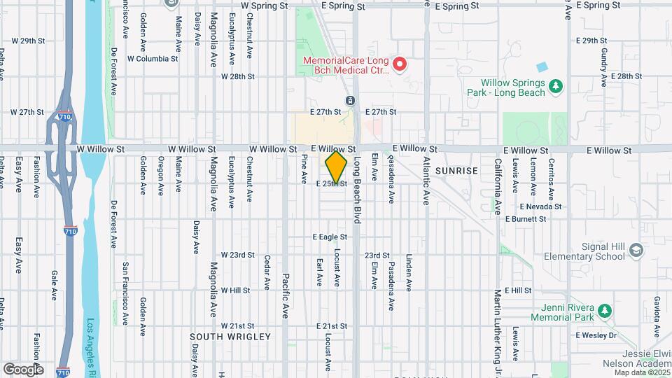 244 E 25th St Map and Location Details