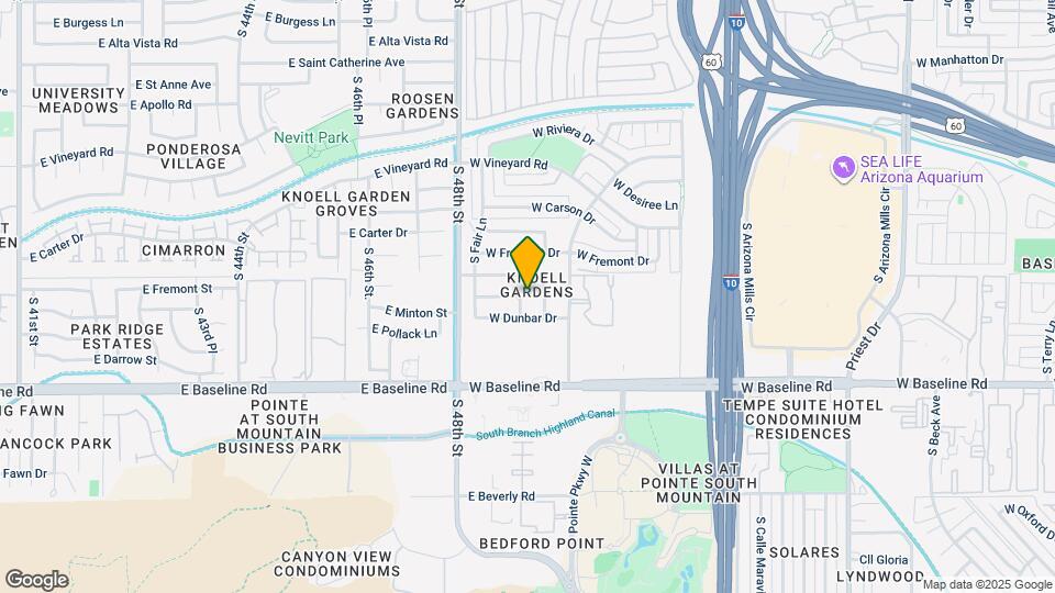 4907 S Park Dr Map and Location Details