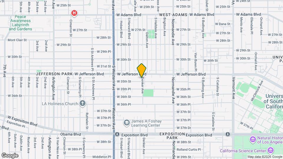 1555 W 35th St Mapa y Detalles de la Ubicación