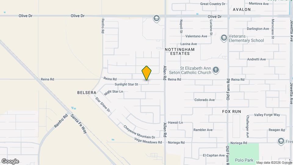 13100 Sunlight Star St Map and Location Details