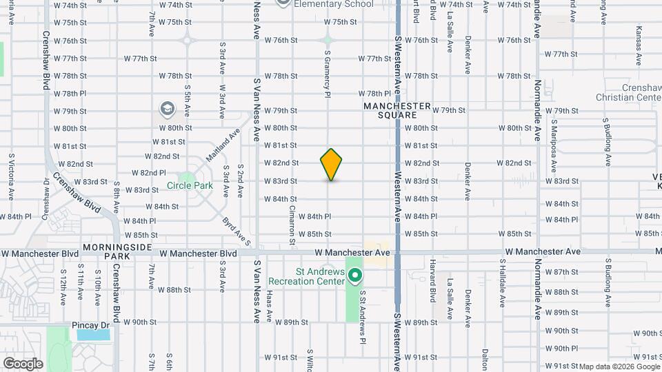 1960 W 83rd St Mapa y Detalles de la Ubicación