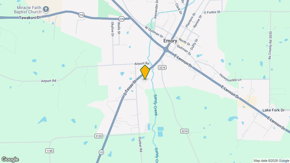 389 S Texas St Map and Location Details