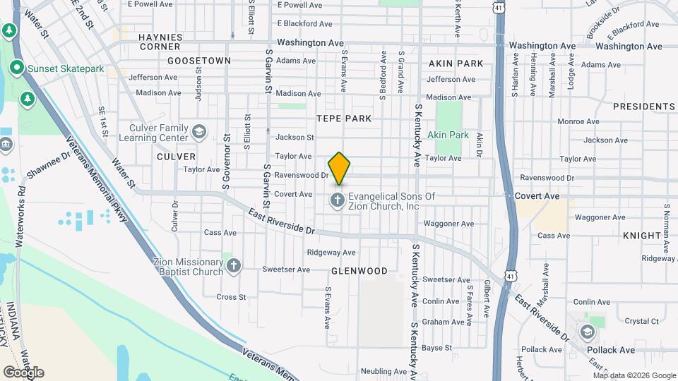 730 Covert Ave Mapa y Detalles de la Ubicación