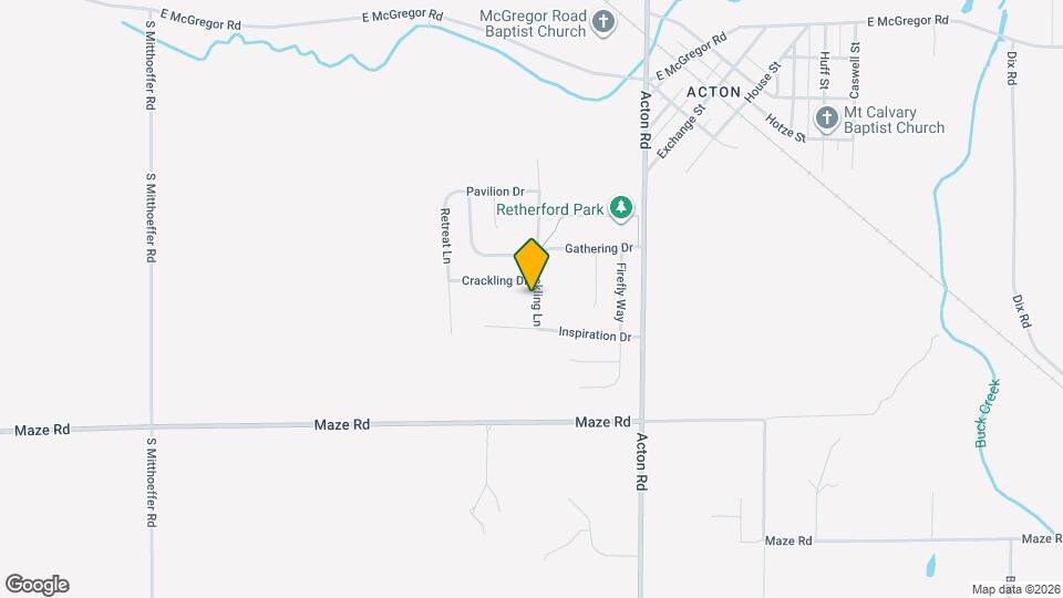 8226 Crackling Ln Map and Location Details