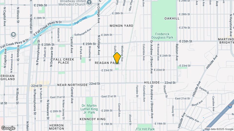 2323 Guilford Ave Map and Location Details