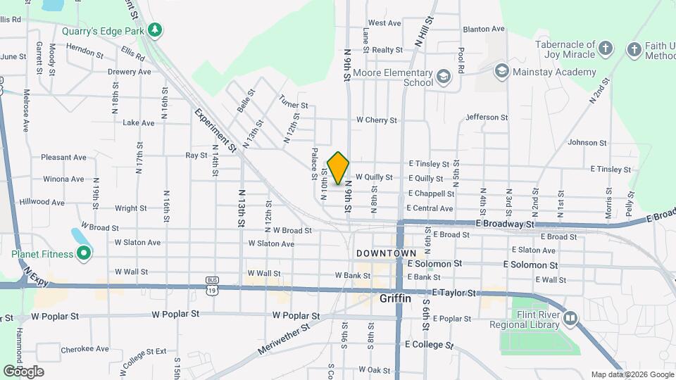 313 W Chappell St Mapa y Detalles de la Ubicación