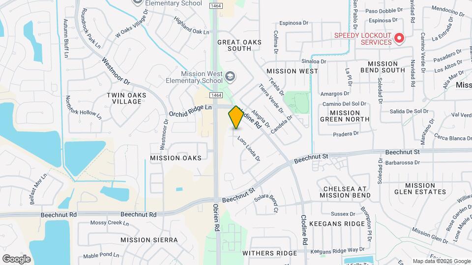 7603 Loro Linda Dr Map and Location Details