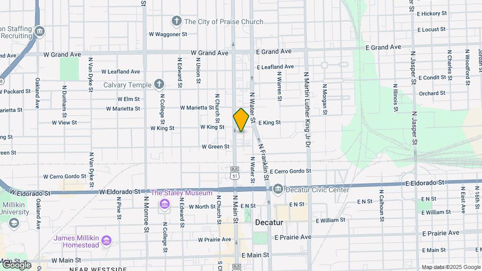 830 N Main St Map and Location Details