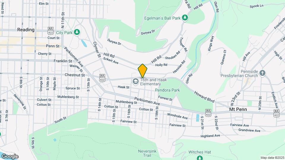 1642 Mineral Spring Rd Map and Location Details