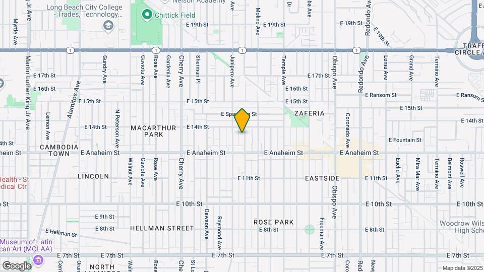 1365 Stanley Ave Map and Location Details