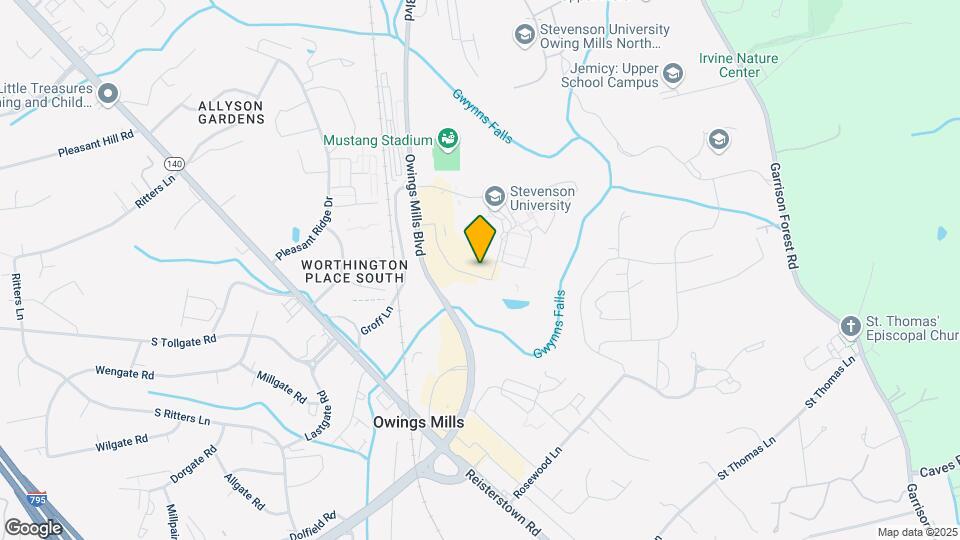 Stevenson University Dormitory Map and Location Details