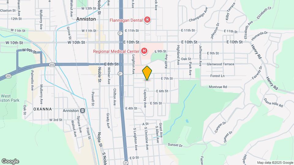 615 Lapsley Ave Map and Location Details