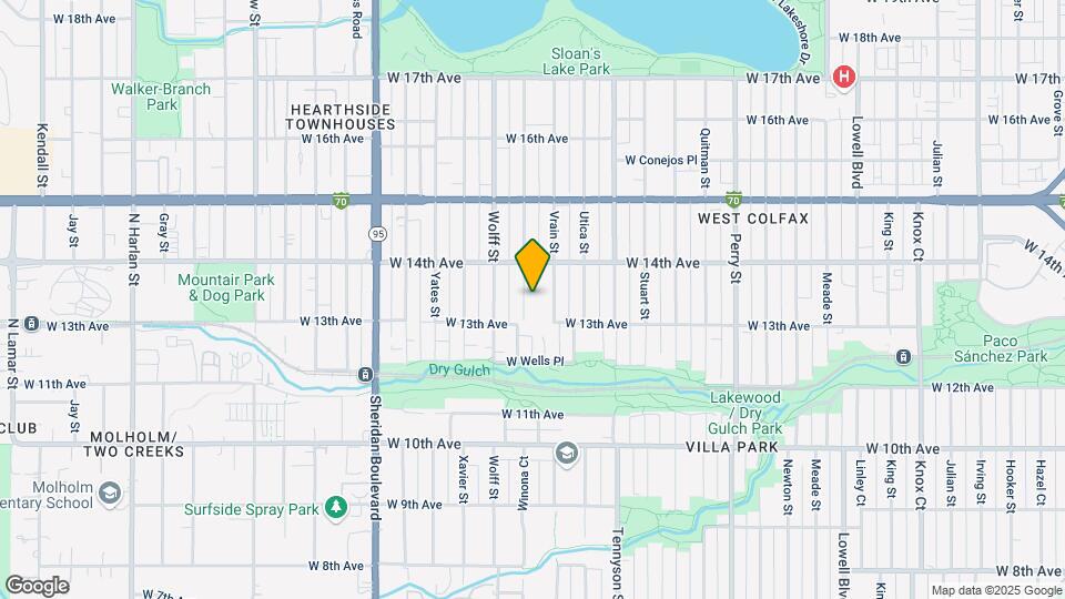 1344 Winona Ct Mapa y Detalles de la Ubicación