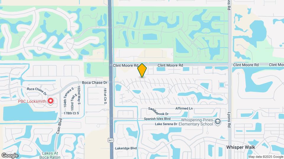 9761 Boca Gardens Cir N Map and Location Details