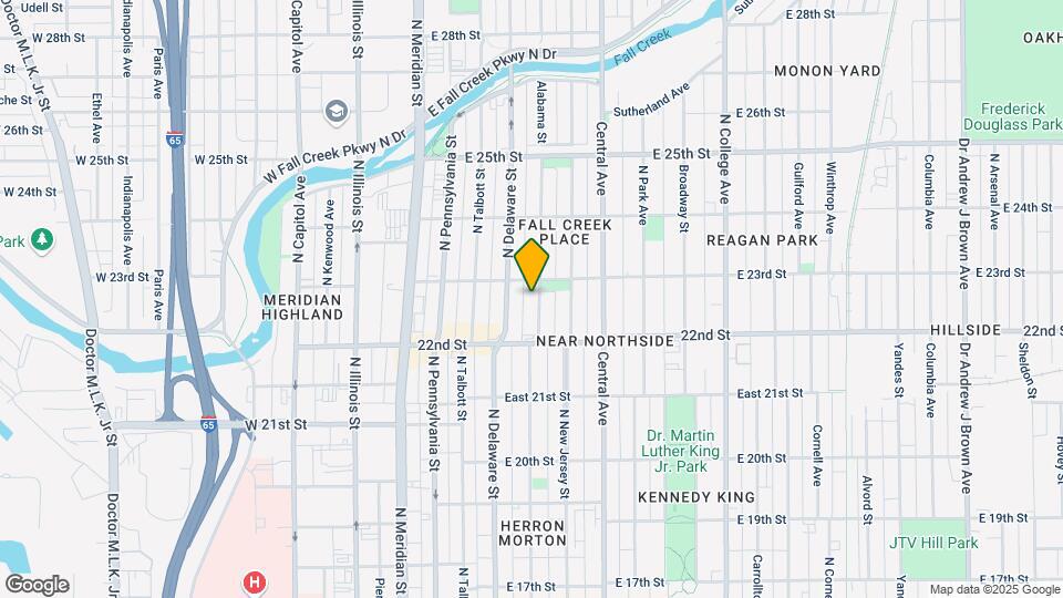 2246 N Alabama St Map and Location Details