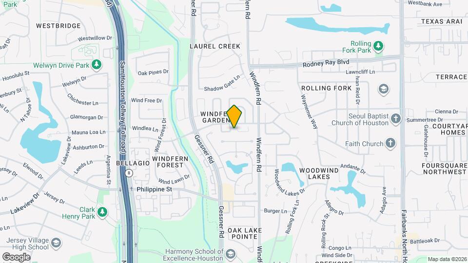 8206 Prairie Wind Ln Map and Location Details