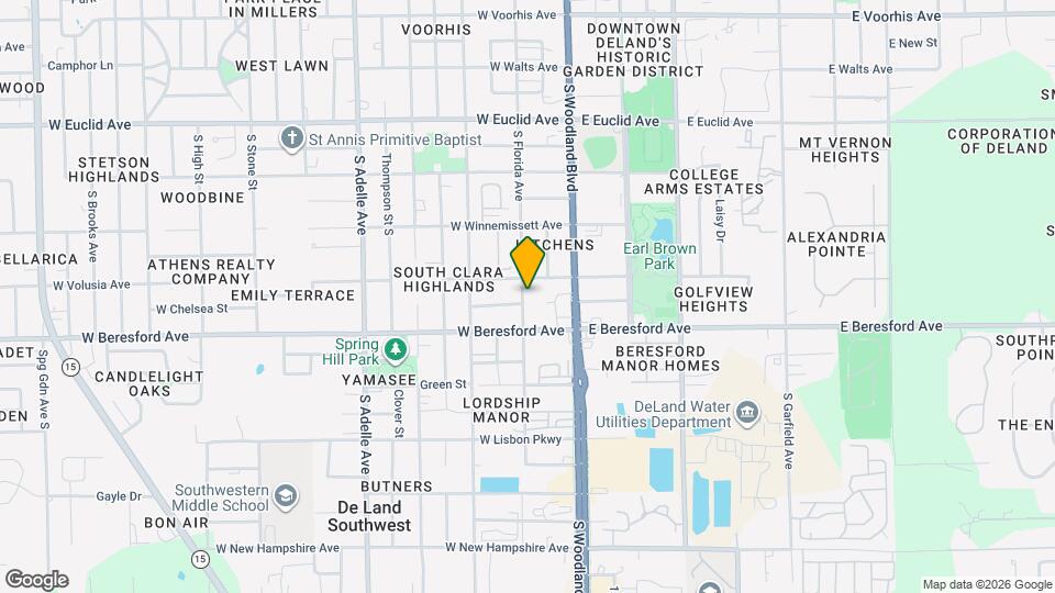813 S Florida Ave Map and Location Details