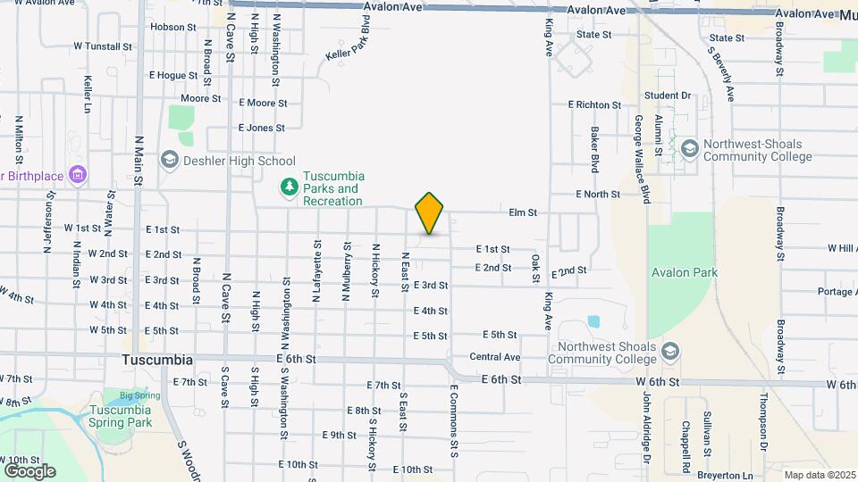 1010 E 1st St Map and Location Details