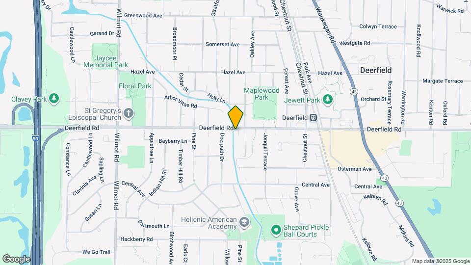 1179 Deerfield Rd Map and Location Details