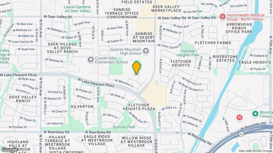 20972 N 84th Ln Mapa y Detalles de la Ubicación