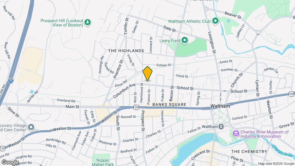 70 Francis St Map and Location Details