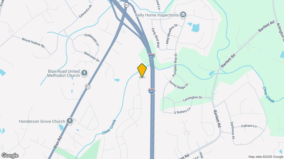 9650 Liberty Hill Dr Map and Location Details