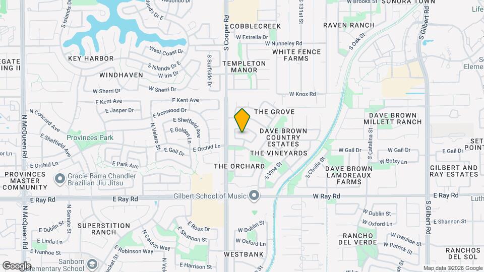 740 W Baylor Ln Map and Location Details
