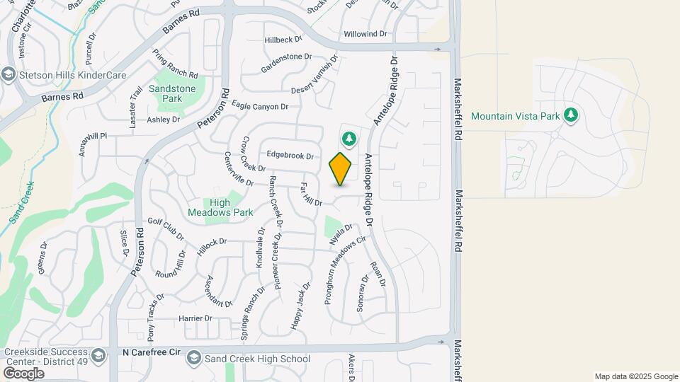 7442 Klipspringer Dr Map and Location Details