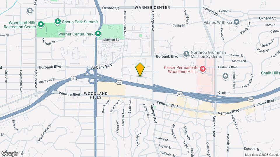 5525 Canoga Ave Map and Location Details