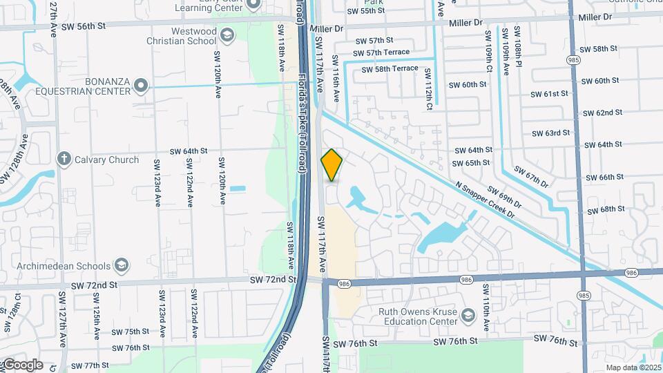 6547 SW 116th Pl Map and Location Details