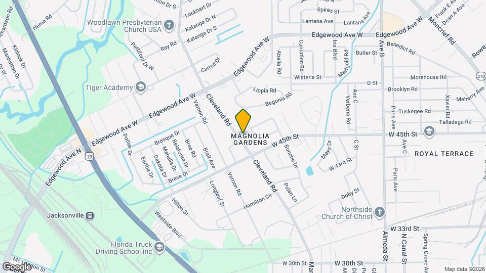 5617 Cleveland Rd Map and Location Details
