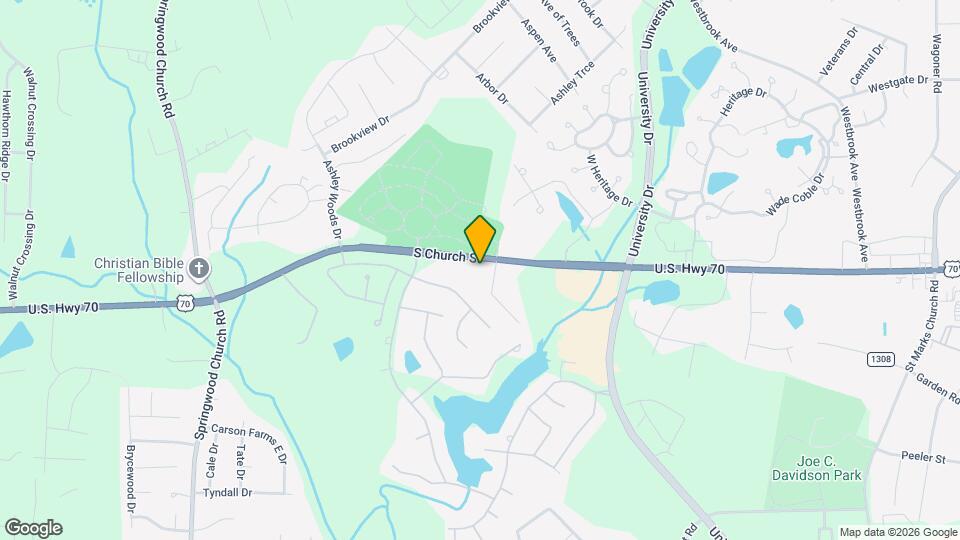 4042 S Church St Map and Location Details