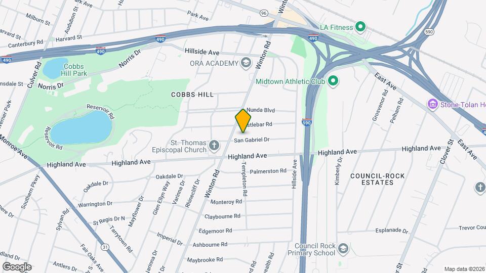 230 San Gabriel Dr Map and Location Details