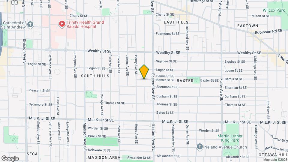 728 Baxter St SE Map and Location Details