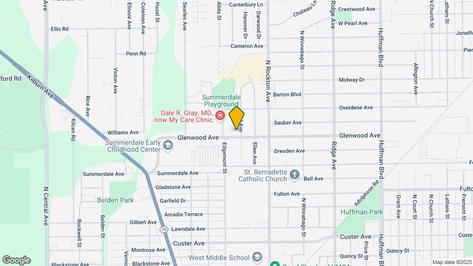 2807 Glenwood Ave, Unit #1 Map and Location Details