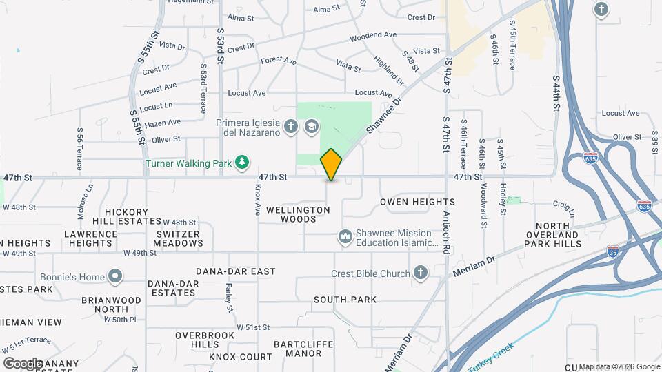 4703 Hayes Ave Map and Location Details