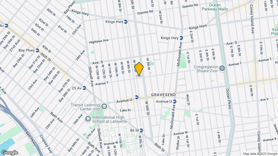 177 Avenue T Mapa y Detalles de la Ubicación