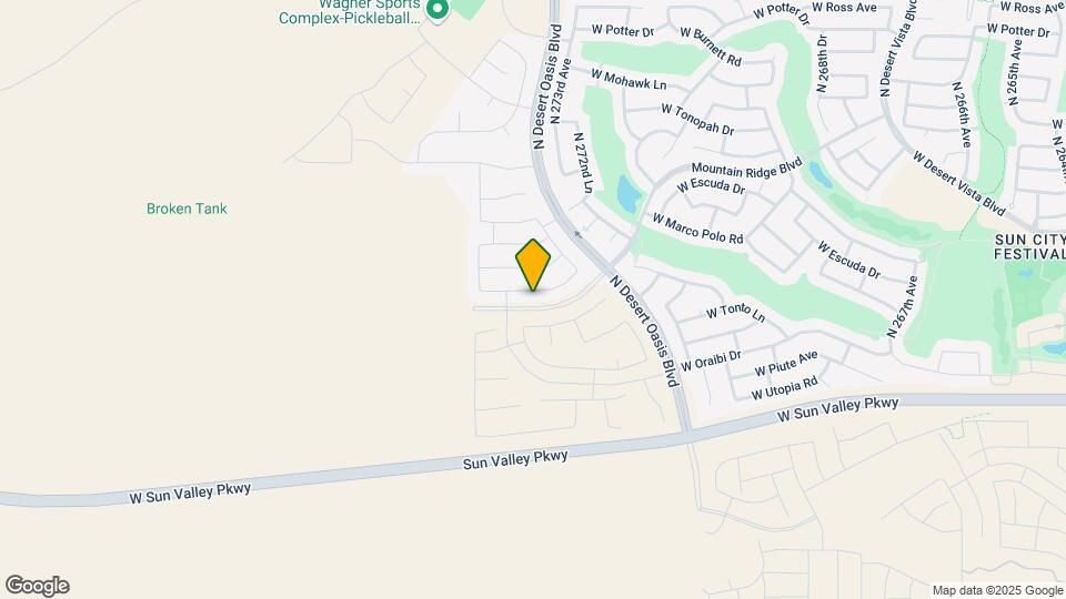 27389 W Wahalla Ln Map and Location Details