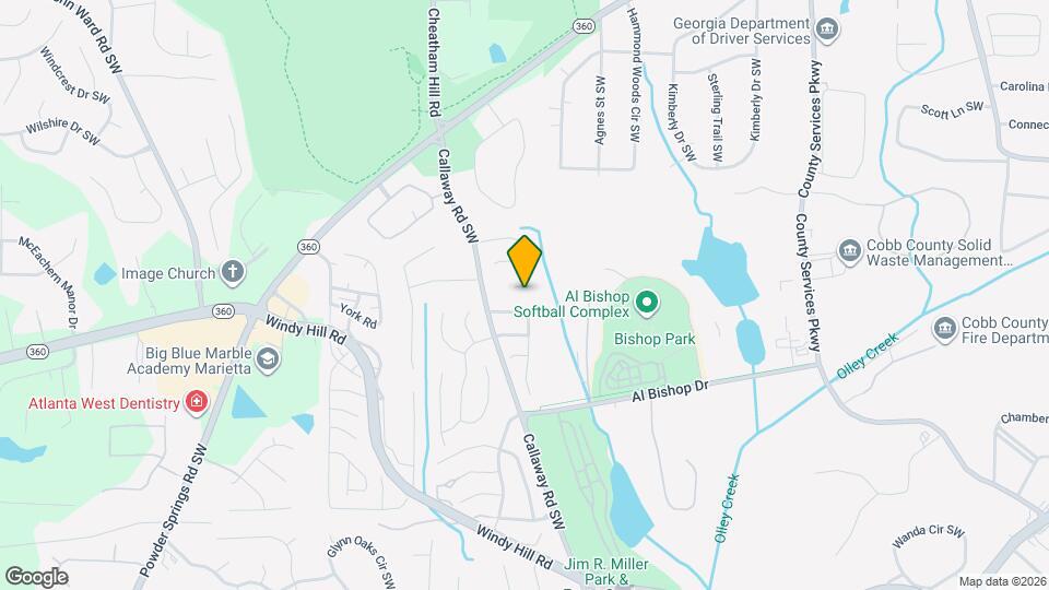 1404 Chapel Hill Ln SW Map and Location Details