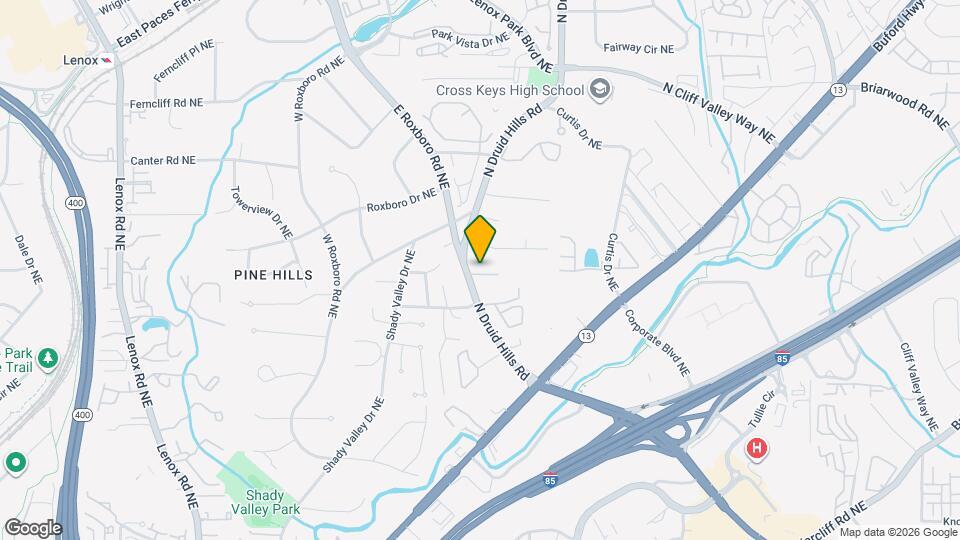 1128 Ashton Bluff Dr NE Map and Location Details