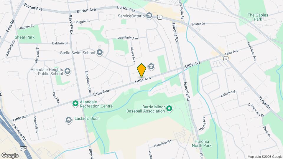 206 Little Ave Map and Location Details