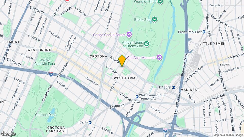 2087 Daly Ave Map and Location Details