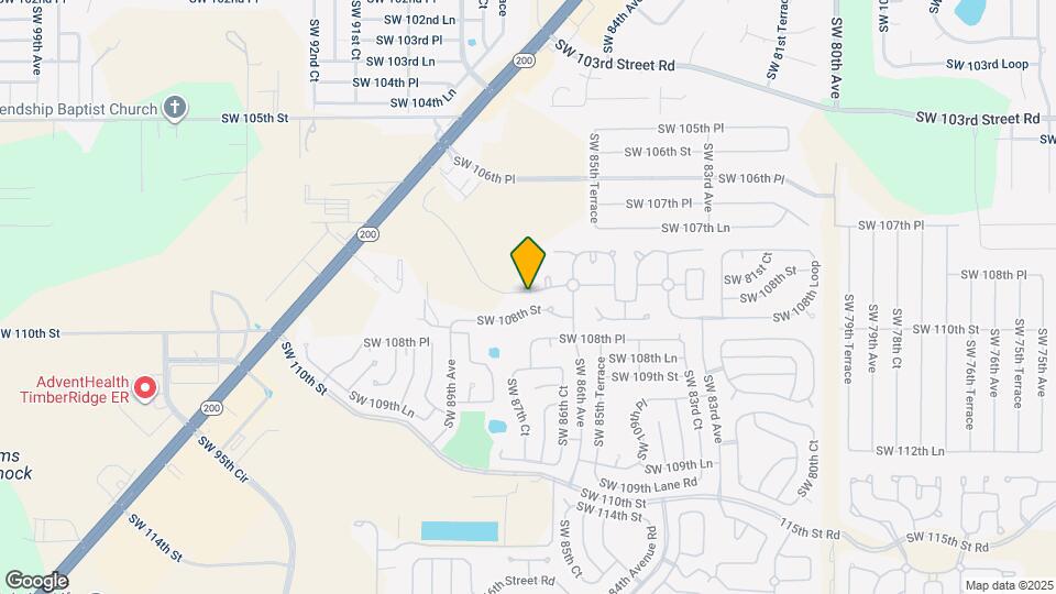 8744 SW 108th Ln Rd Map and Location Details