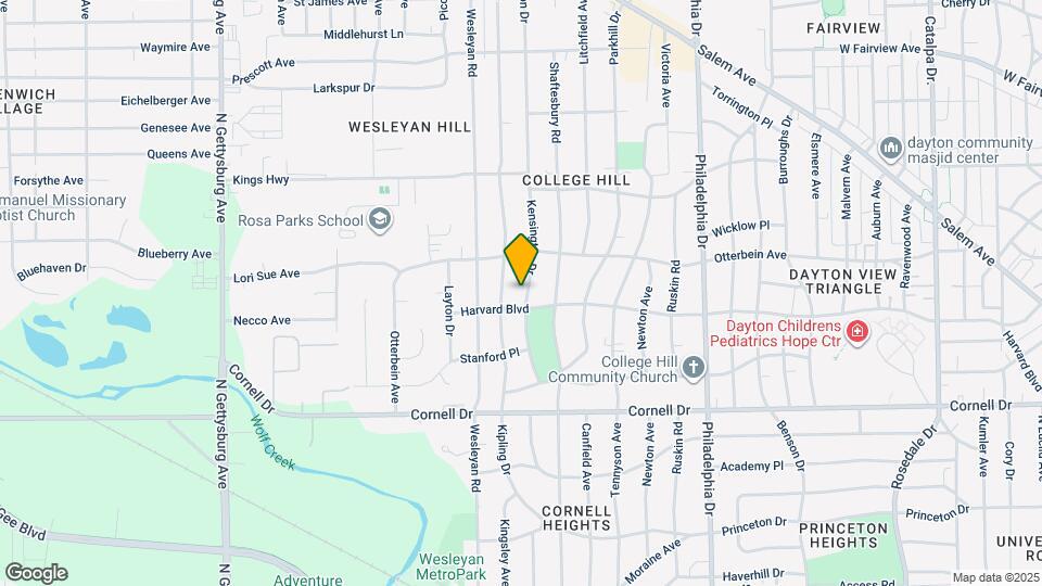 1713 Kensington Dr Map and Location Details