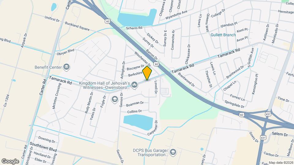 2142 Tamarack Rd Map and Location Details