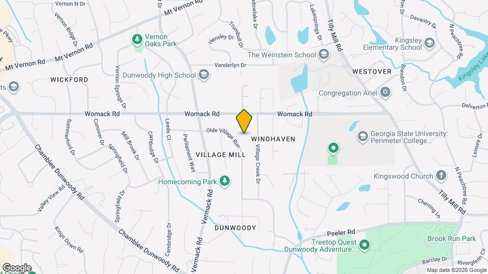 5170 Chamblee Dunwoody Rd Map and Location Details