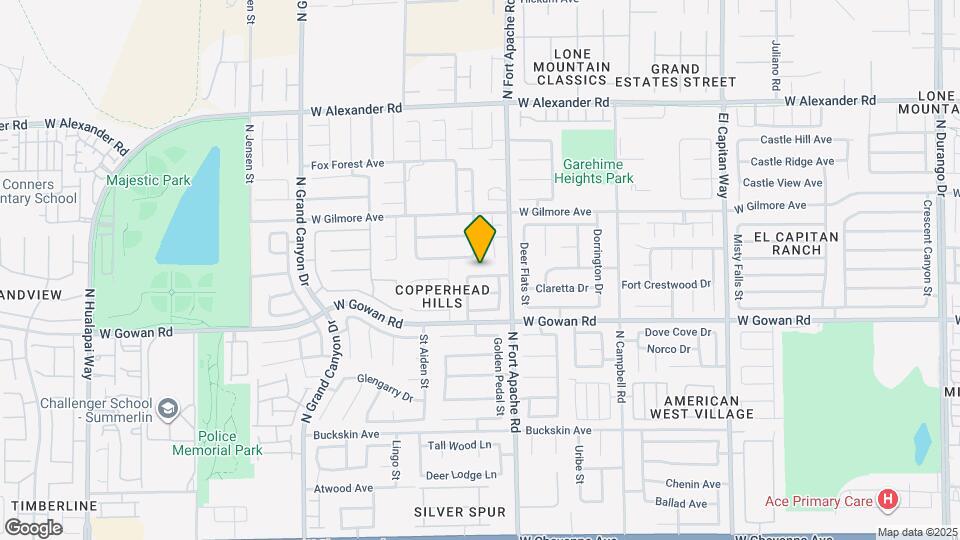 9320 Mountain Cliffs Ave Mapa y Detalles de la Ubicación