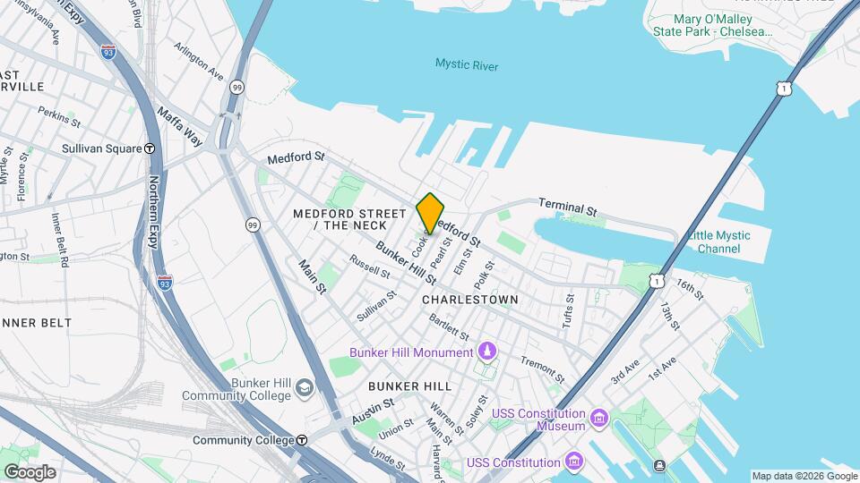 34 Allston St Map and Location Details