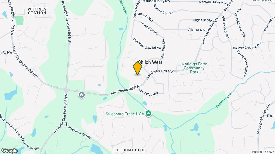 3873 E Shiloh Ct NW Map and Location Details
