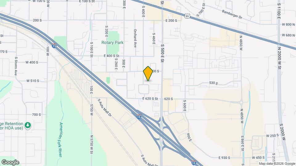 415 E 570 S St Map and Location Details